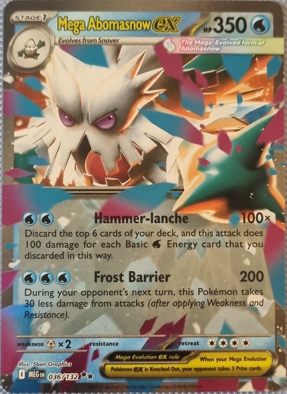 Pokémon Carte collezionabili: Pokemon Mega Abomasnow EX EN – Nuovo (secondo la descrizione) da Oberbipp venduto da ret_6hxb