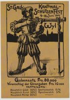 Wyl, St.Gallen, Kantonalschützenfest 1901