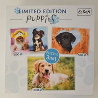 Puzzle 3 in 1 / Limited Edition / Puppies / Treff