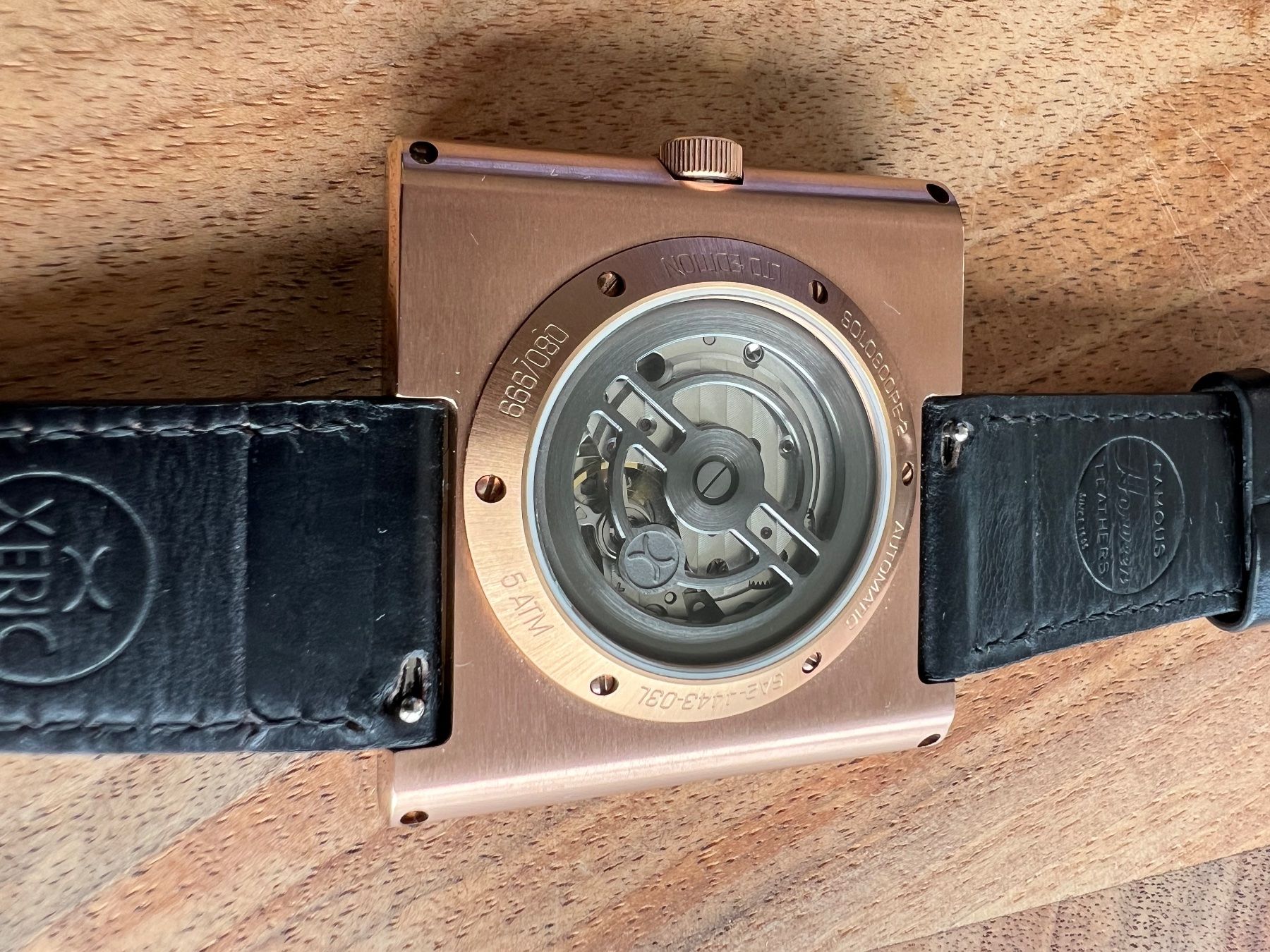 Orologi: Xeric Soloscope II Automatic Copper Black LE 080/999 – Usato da Kehrsiten venduto da Schori8 4