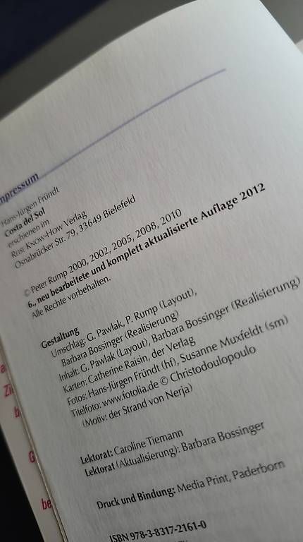 Libri: Reiseführer Costa del sol – Usato da Zofingen venduto da PiaZ0102 2