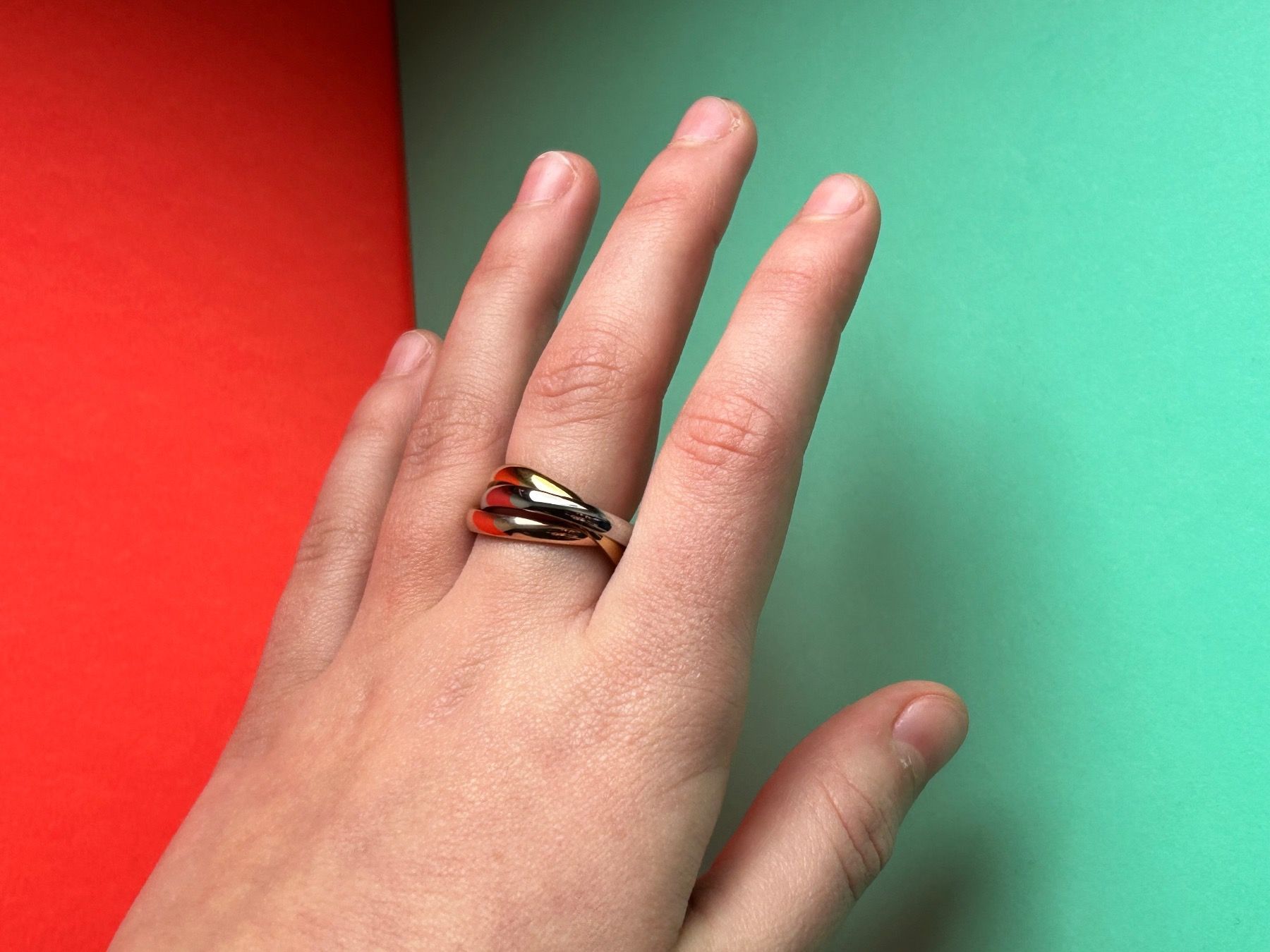 Ringe: Ring Trinity (3 color) 59/56/53 – Gebraucht aus Laufen von belleskulptur 4