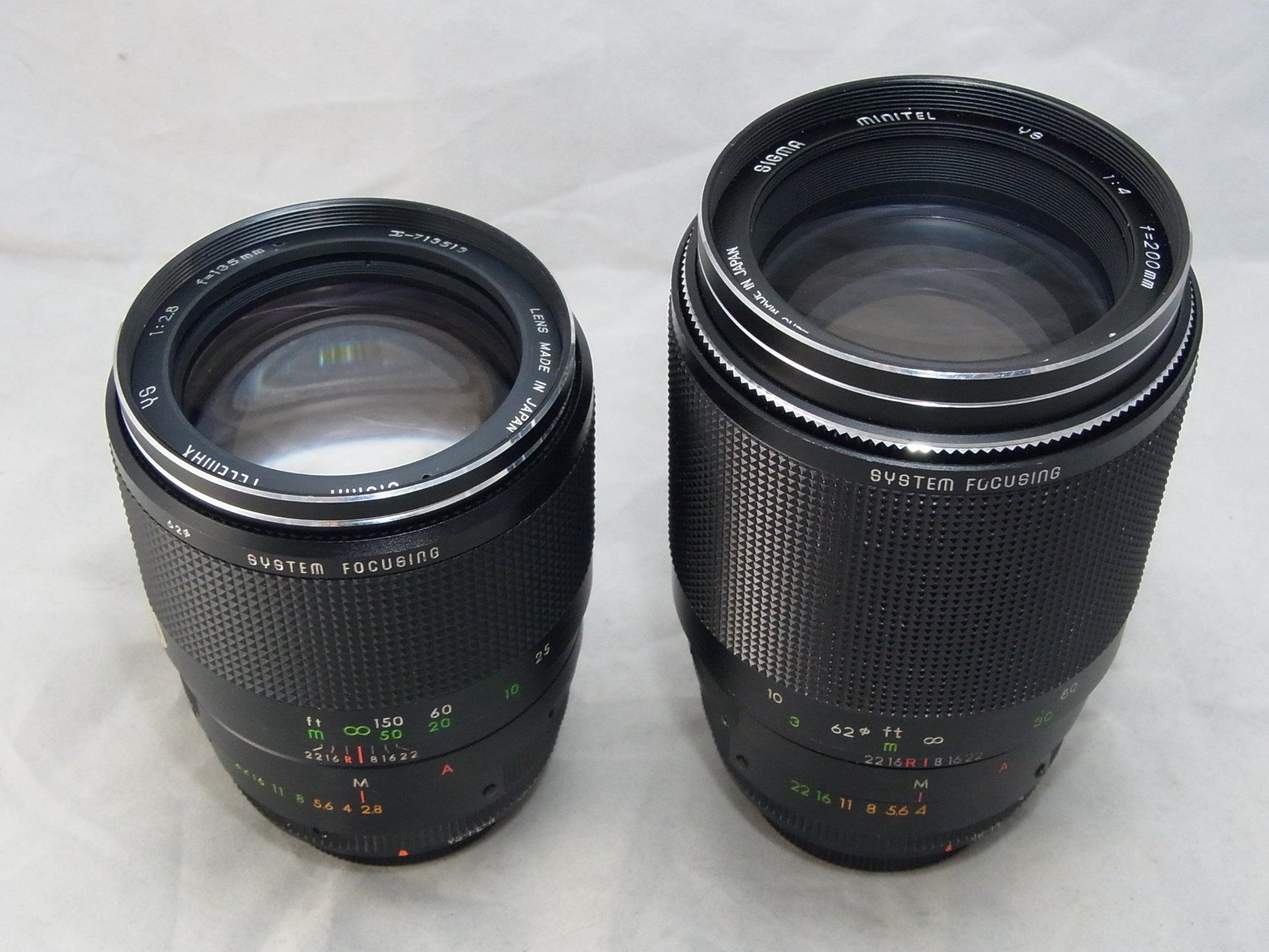Sigma Obiettivi: Set Sigma 135mm & Telemax 200mm macro YS M42 #v3 – Usato da Dietikon venduto da Baro4 3