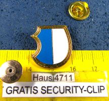 LUZERN KANTONSWAPPEN SCHMUCK-PIN ENAMEL GOLDIG HISTO-DESIGN