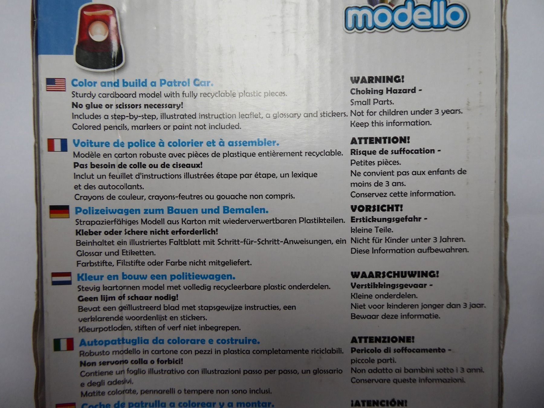 Kit di costruzioni: Tolles Polizeiauto Modello Pierre Belvedere, neu – Nuovo e nell'imballaggio originale da Turbenthal venduto da Panau 2