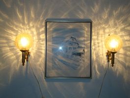 2 Wandlampen, jeweils Lichtmodus einstellbar