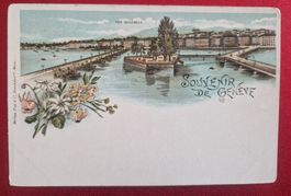 Souvenir de Genève top Lithokarte
