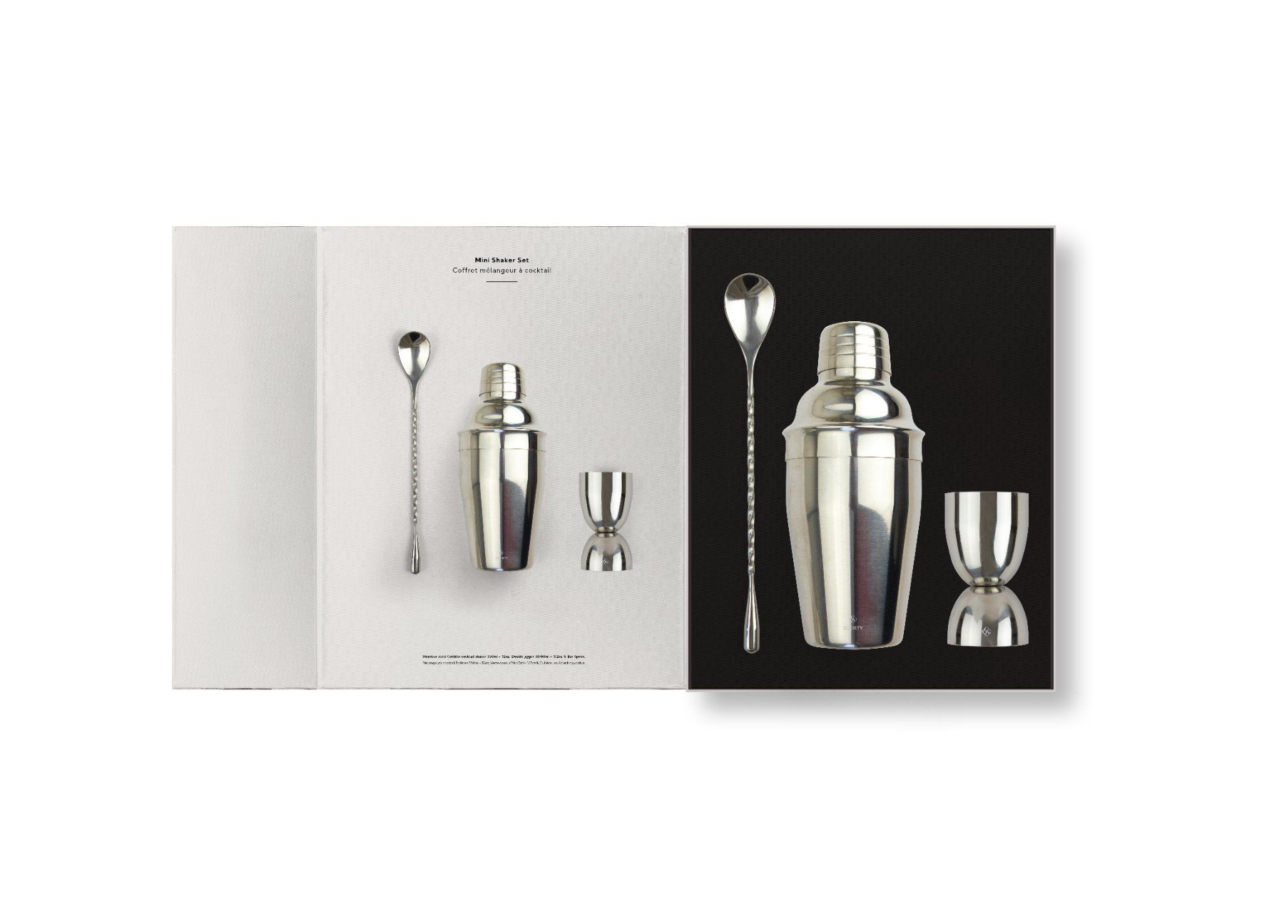 Küchengeräte: Society Paris-Mini Cocktail Shaker Set, Neu – Neu und originalverpackt aus Zug von Formsign