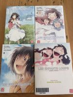 Lot de 4 mangas Les Enfants Loups - Mamoru Hosoda - Très bon