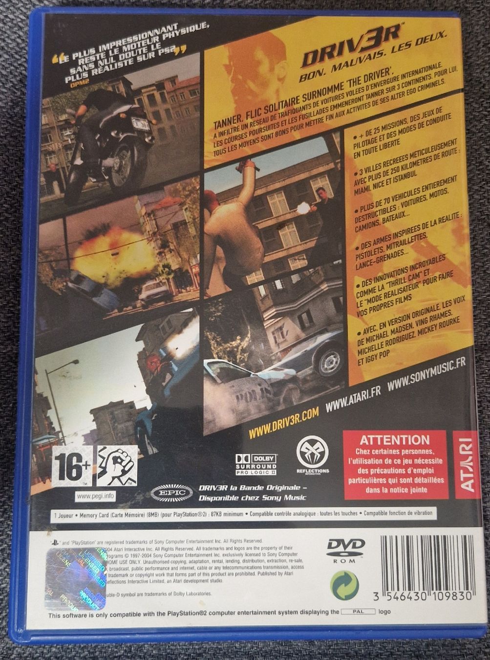 Sony Giochi: Driver 3 PS2 - FR – Usato da Villars-sur-Glâne venduto da MrLobTec 1