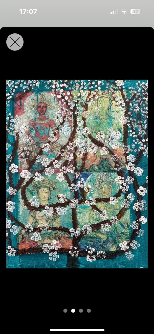Dipinti: Original Acryl / Collage / Mischtechnik ASTRID BÄNZIGER 2015 – Usato da Gipf-Oberfrick venduto da Iberico 1