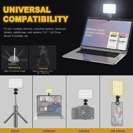 Lampen: Selfie Licht Panel mit Klammer Telefonhalter 120LEDs – Neu und originalverpackt aus Châtelaine von topshop.switzerland 5