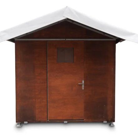 Casette da giardino & serre: OpenAir-Haus aus Metall & Holz – Usato da Arbon venduto da Glovital_AG