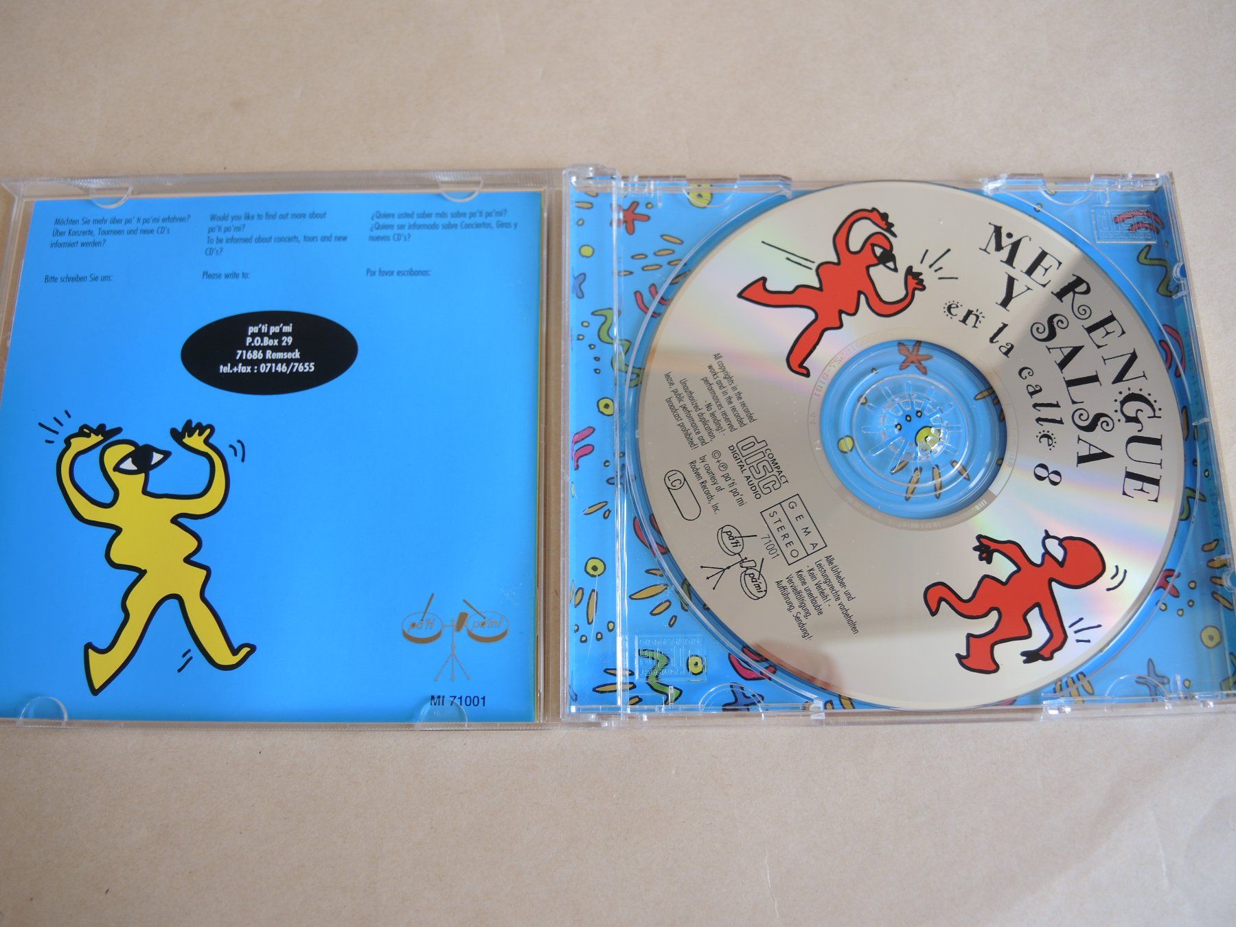 CD: Merengue Y Salsa en la calle 8 - CD – Usato da Rorschach venduto da maeck8 1