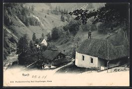 AK Ranft, Ortspartie mit Kapelle, 1904