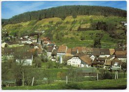 ZIEFEN bei Liestal - Unterdorf mit Rebholde