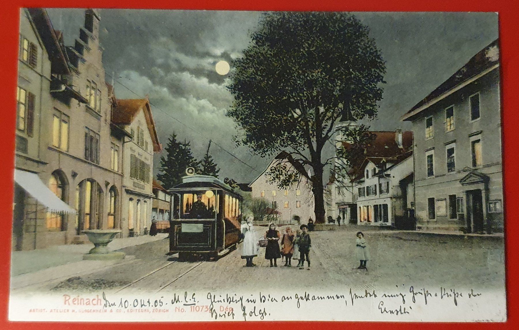 Cartoline postali: Reinach 1905 - mit Stabstempel – Usato da Kreuzlingen venduto da Rschweiz1