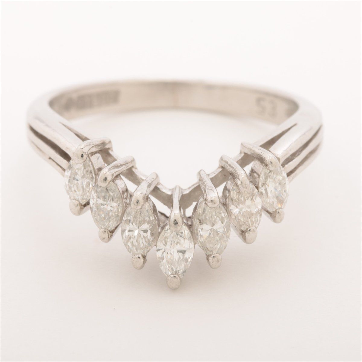 Anelli: Ring Diamonds 0.53 ct Platinum 900 4.1g – Usato da Carouge GE venduto da Watchaser 1