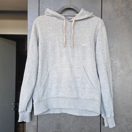 🐸 NIKE KAPUZENPULLOVER S HOODIE BÜNDCHEN AUFGEWETZT