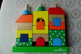 jouet bois en couleur holzspiel