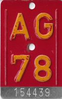 Velonummer AG 78