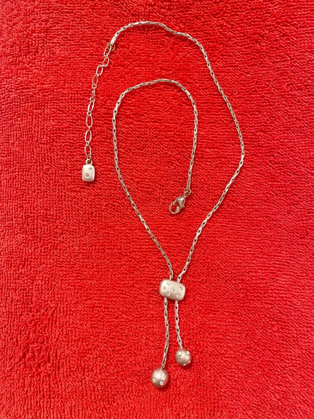 Swarovski Catenine: Swarovski Halskette mit Steinchen – Usato da Pfungen venduto da Sheki56 1