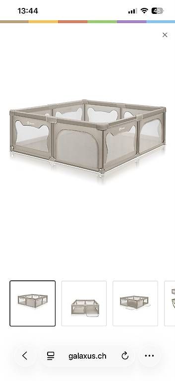 Box & Barriere di sicurezza: Lionelo Willow XL plus wendbare Bodenmatte - Laufgitter – Usato da Knutwil venduto da SamScythes87 2