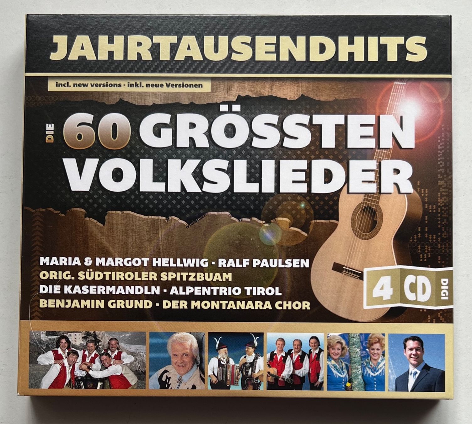 CD: Die 60 grössten Volkslieder (Box mit 4 CDs) – Usato da Näfels venduto da rottabi