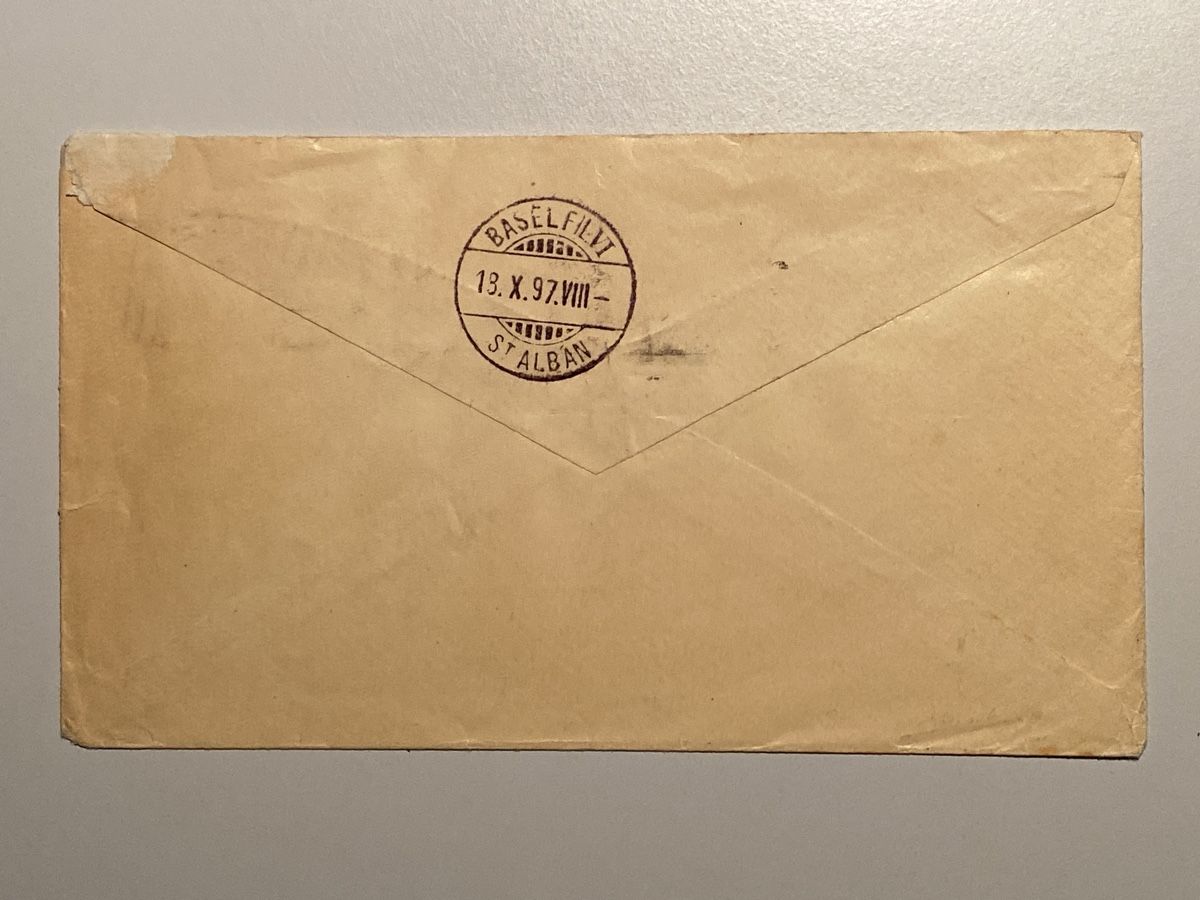 Alle Briefmarken: Canada 1897, 2x One/ Three Cents, gest. Montreal/Basel St.A. – Gebraucht aus Emmenbrücke von Raro-Valioso 2