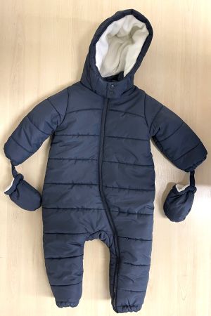 Winter Overall, gefüttert mit Handschuhen, Grösse 81cm