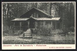Lausanne, Parc de Sauvabellin, Restauran