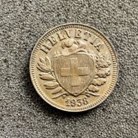 2 Rappen Schweiz Wappen 1938