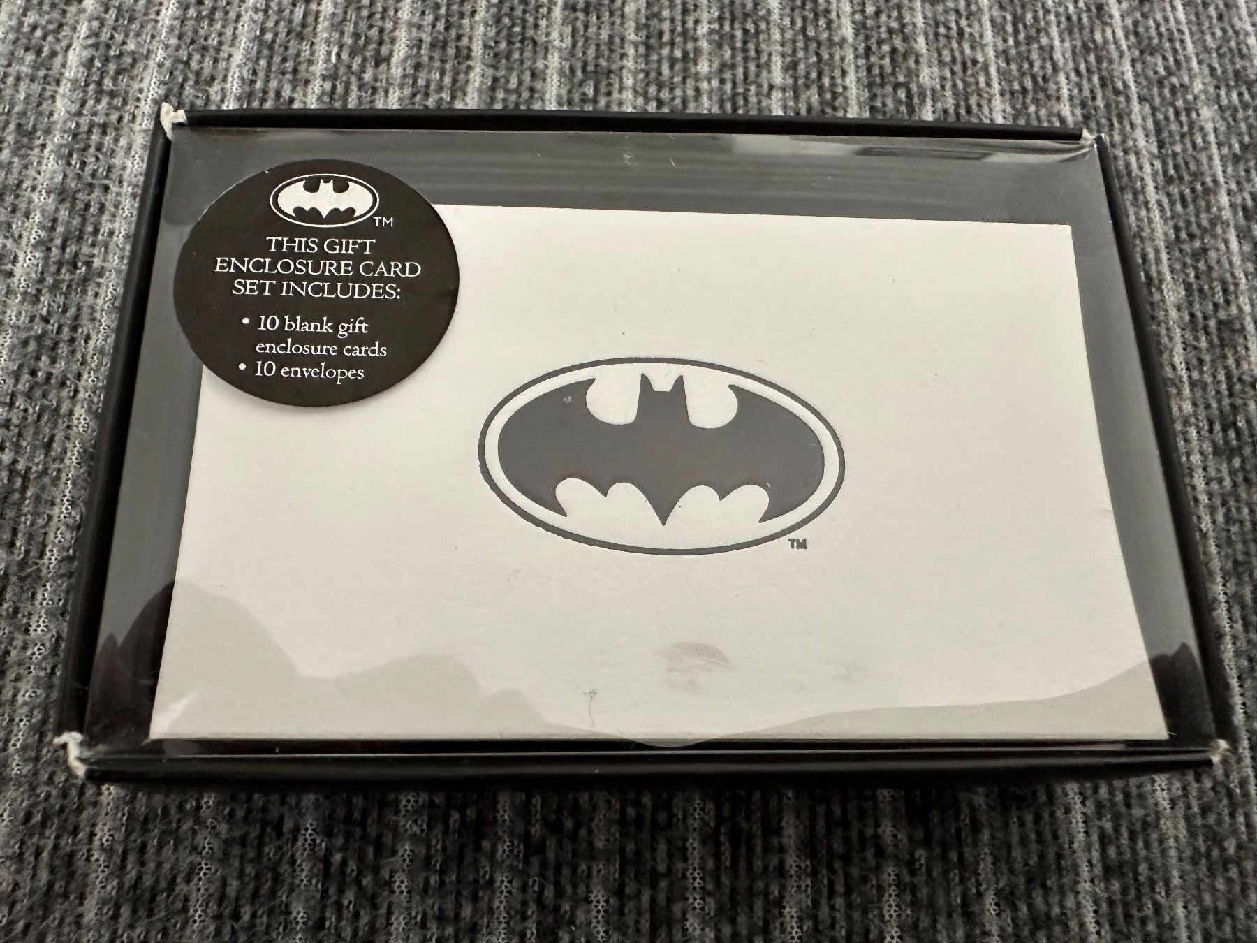 Cartoline: Batman-Kärtchen (gefaltet) mit Couverts – Nuovo (secondo la descrizione) da Dierikon venduto da Butcherboy