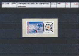 2007 "Die Briefmarke als Link im Internet", ** postfrisch
