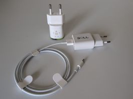 2x USB-Ladegerät + Lightning-Kabel (iPhone) – Set