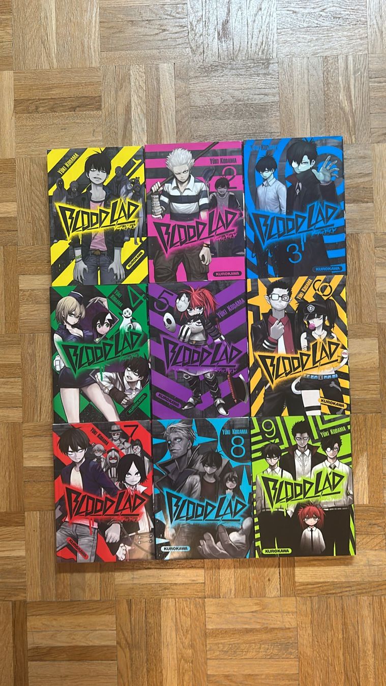 Fumetti: Manga "BLOOD LAD", lot 1-9 – Usato da Genève venduto da katjaingeneva