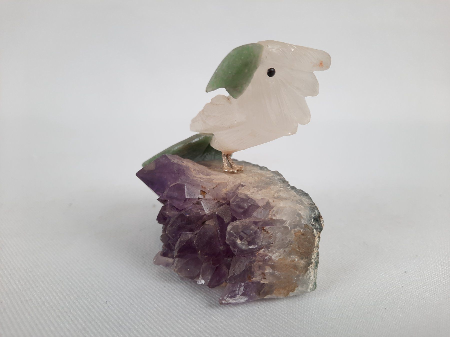 Minerali & Pietre curative: 3 Vögel auf Amethyst – Usato da Beinwil am See venduto da Restwert_Beinwil 6
