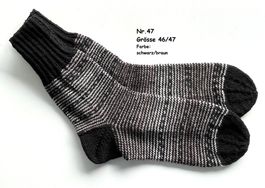 Socken handgestrickt   Grösse 46/47   Nr.47
