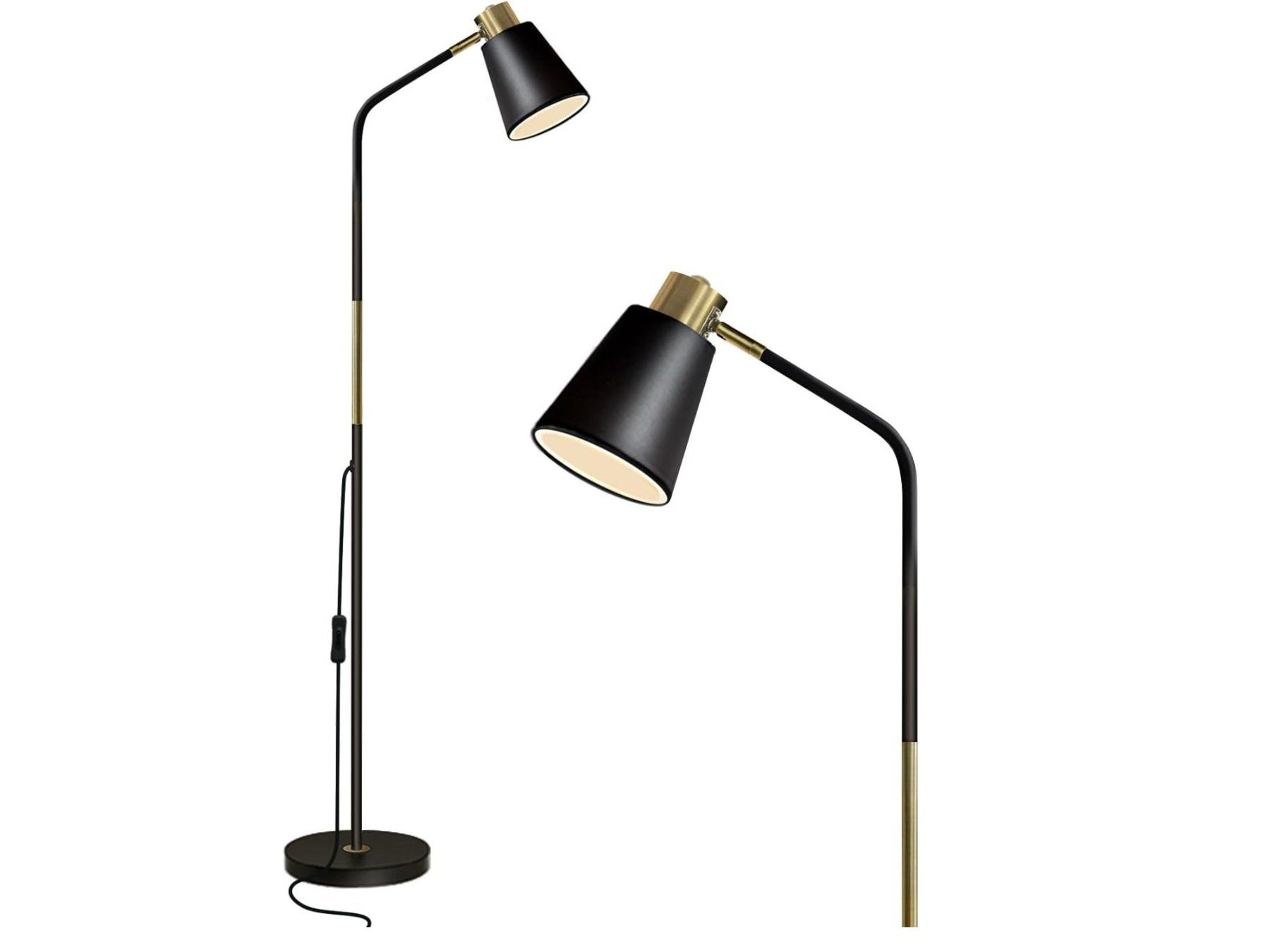 Lampen: Stehlampe LED klassisch, Stehleuchte höhenverstellbar, E27 – Neu und originalverpackt aus Zürich von MueDes