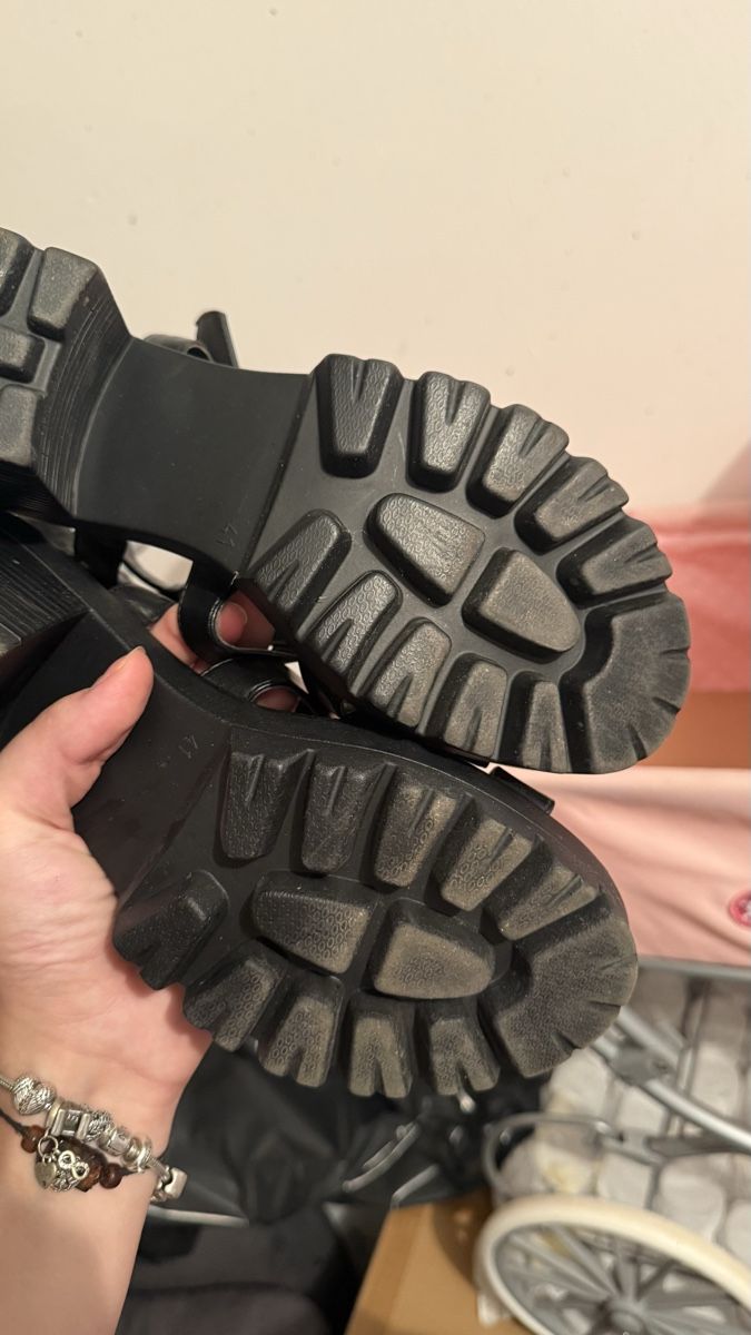 Scarpe da donna: Black Sandals Platform Chunky Heel Size 41 – Usato da Ueberstorf venduto da man_p2fy 3