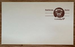 POSTKARTE USA PAUL REVERE PATRIOT