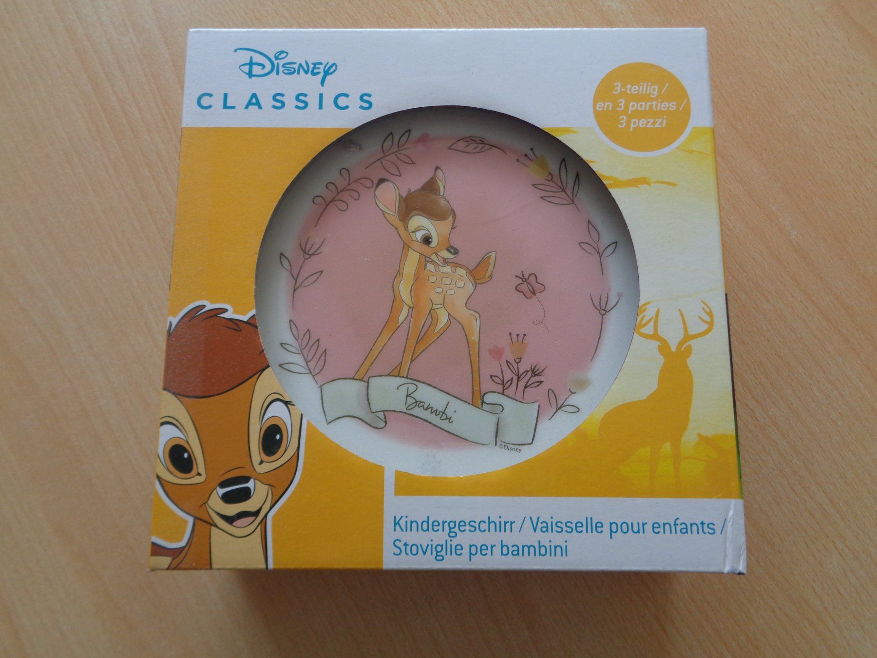 Disney Piatti: Kinderteller Bambi, Set Ovp – Nuovo e nell'imballaggio originale da Dietikon venduto da chroetli77