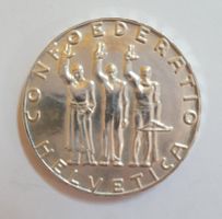Gedenkmünze, Schweiz, 5-Fr., "Bundesfeier" 1941, Silber