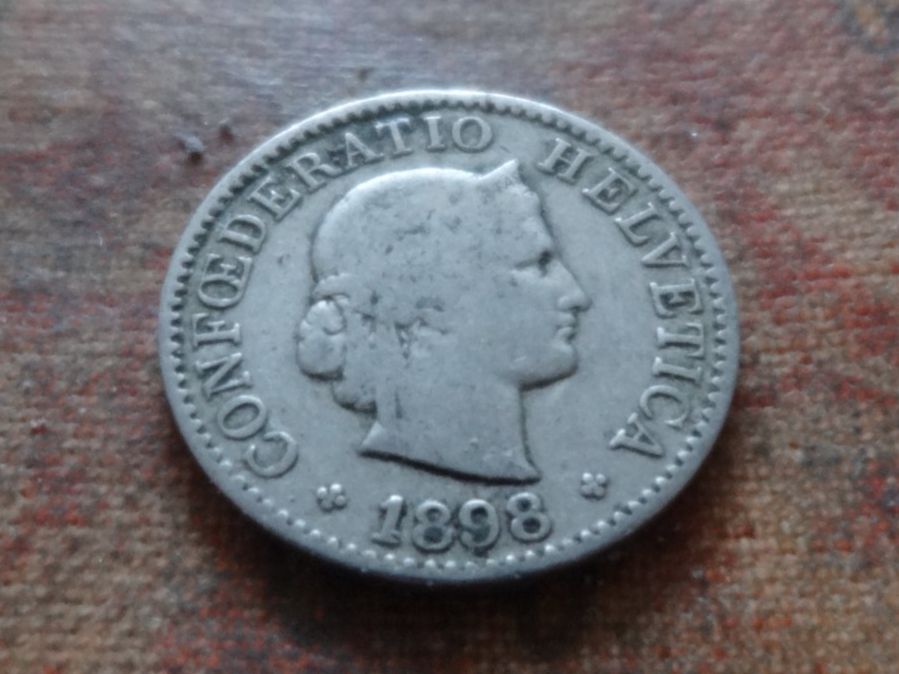 Tutti le monete: 5 Rp. 1898  (D) – Usato da Romanel-sur-Lausanne venduto da Swift13