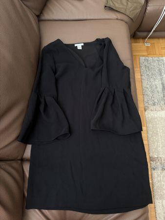 Schickes, schwarzes Kleid von H&M, Grösse L – neuwertig 53