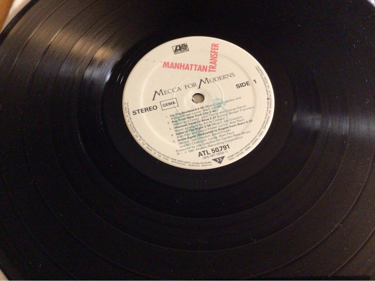 Schallplatten: Manhattan Transfer LP Mecca for Moderns Vinyl 1981 – Gebraucht aus Steinach von Quarkie 2