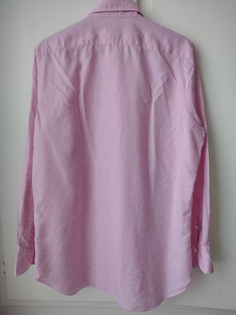 Pink Finamore Cotton Linen Shirt 40