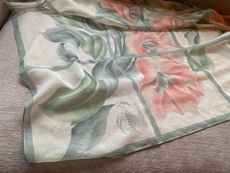 Foulard Schal, Cacharel, Anais, transp, 88x88cm ,pastell