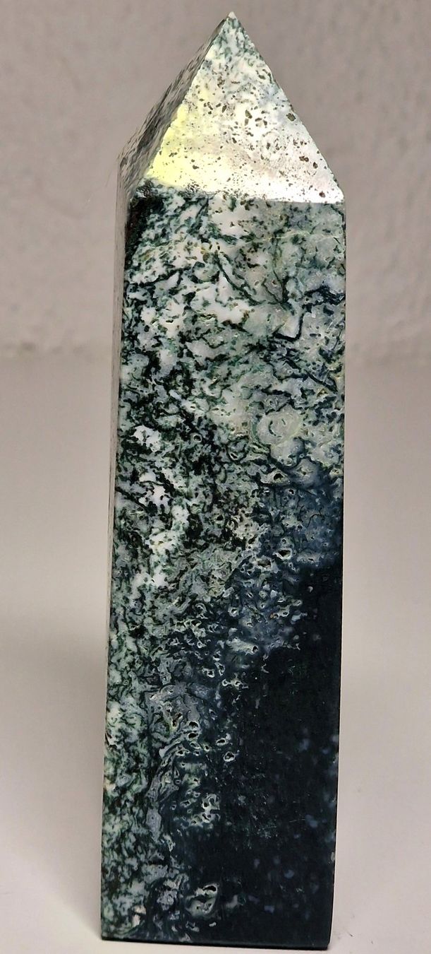 Mineralien & Heilsteine: AKTION: Moosachat 14.5cm 379g – Neu (gemäss Beschreibung) aus Matzingen von  2