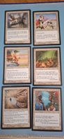 Magic The Gathering MTG – 6x ältere weisse Karten – Deutsch 